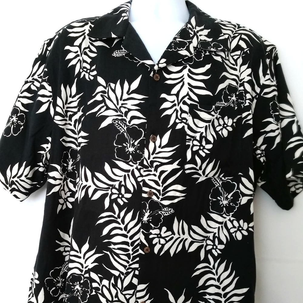 👔Good Life Men's Hawaiian Aloha Silk Shirt